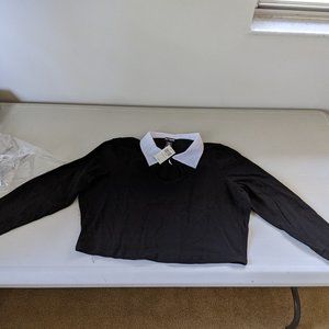 Hot Topic Crescent Moon Crop Top